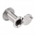 Uxcell Door Viewer Solid Brass 220-degree Peephole With Cover For 35mm-60mm Doors Brushed Satin Chrome Finish 2 Pcs