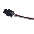 For Vw Eos Jetta Touareg Audi A3 Q7 Flat Housing Pdc Sensor Connector Plug 3-pin 4f0973703 4h0973703 3c0973203