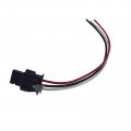 For Vw Eos Jetta Touareg Audi A3 Q7 Flat Housing Pdc Sensor Connector Plug 3-pin 4f0973703 4h0973703 3c0973203