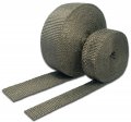 Thermo-tec 11042 2 Wide X 50 Long Carbon Fiber Basalt Header Exhaust Wrap Roll 