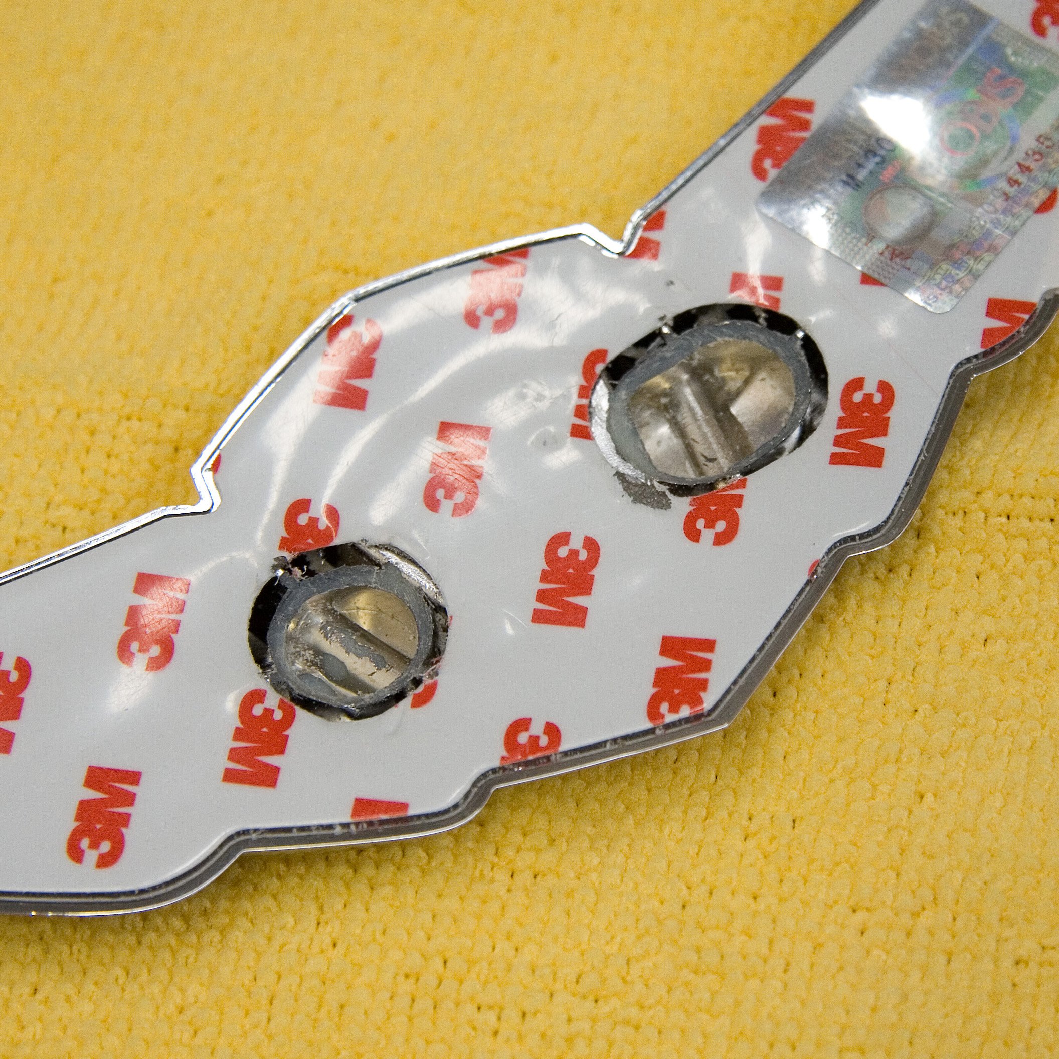 Hyundai Genesis Hood Wing Emblem Black Chrome Large Size 7 25 Genuine Oem