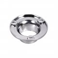 Uxcell Closet Rod Flange 22mm 0 87inch Dia Wardrobe Socket Bracket Support Holder For Pipe 4pcs