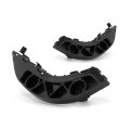Front Bumper Brackets For Honda Civic 2006 2007 2008 2009 2010 2011 Driver And Passenger Side Pair Black Plastic Stay 