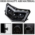 Sautvs Led Head Light Assembly For Polaris Sportsman Headlight Pod Front Lamp With High Beam Drl Halo Rings Xp 1000 850 570 450