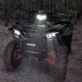 Sautvs Led Head Light Assembly For Polaris Sportsman Headlight Pod Front Lamp With High Beam Drl Halo Rings Xp 1000 850 570 450