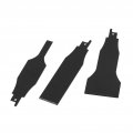 Reciprocating Saw Scraper 4 Pcs Scraping Tool Attachment Fors Tile Cleaning Black 0 4in 1 2in Saw Blades
