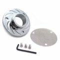Hongk- Exhaust Tip Muffler Power Compatible With 2001-2007 Foreman 500 Rubicon Fourtrax Chrom B01bi813rq
