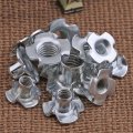 Idomin Four Claws Nut 30 20 10pcs M3 M4m5m6 M8 M10 Hickened Steel Speaker Blind Pronged Insert T-nut For Wood Furniture Size M6