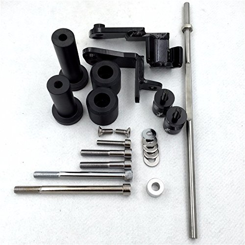Black Swingarm Spools Frame Slider For 99-07 Hayabusa Gsx 1300r Gsxr1300 By Xkh