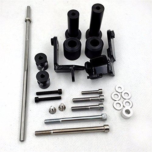 Black Swingarm Spools Frame Slider For 99-07 Hayabusa Gsx 1300r Gsxr1300 By Xkh