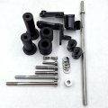 Black Swingarm Spools Frame Slider For 99-07 Hayabusa Gsx 1300r Gsxr1300 By Xkh