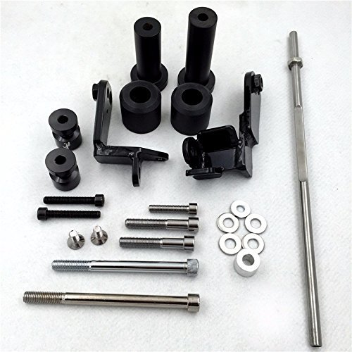 Black Swingarm Spools Frame Slider For 99-07 Hayabusa Gsx 1300r Gsxr1300 By Xkh