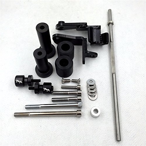 Black Swingarm Spools Frame Slider For 99-07 Hayabusa Gsx 1300r Gsxr1300 By Xkh