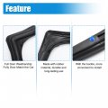 Uxcell Pair Front Door Seal For Jeep Wrangler 2007-2018 Weatherstrip Gasket Full Felt Trim No 55395274aw 55395274au 55395275au