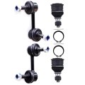 4-piece Sway Bar End Link Lower Ball Joint Fit 2001-2005 For Honda Civic 