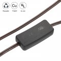 Uxcell 12ft 18 Lamp Cord With Switch 2 Pcs 300v Electronic Wire Insulated Heat Resistant Electronical Flexible Cable For Led