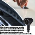 Uxcell 1 Set Windshield Washer Water Nozzle Spray No 8265a083 Mr971044 For Mitsubishi Montero Limited Xls 3 5l V6 Gas 2002-2004