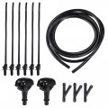 Uxcell 1 Set Windshield Washer Water Nozzle Spray No 8265a083 Mr971044 For Mitsubishi Montero Limited Xls 3 5l V6 Gas 2002-2004