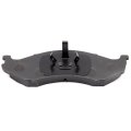 D477 D981 Brake Pads Set For 2003 To 2006 Jeep Wrangler Tj With Rear Disc Front Ceramic And Semi Metal Hardware 
