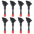 Drivestar 8pcs Ignition Coil Pack Front 2003-2011 For Honda Civic Hybrid 1 3l Coils Uf374 C1408 5c1405