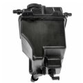 Pressurized Coolant Reservoir For Bmw X5 2004 2005 2006 Front Plastic Black Tank With Spring Loaded Twist Cap Replaces 