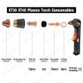 Plasma Spectrum 625 X-treme Cutter 375 Electrode 249926 Nozzle 249927 Gas Diffuser O-ring Cutting Consumables Not Miller