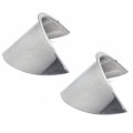 Httmt- 1pair 4 5 Steel Passing Lamp Visor Spotlight Compatible With H-d Touring Dyna Sporster P N Mt325-022