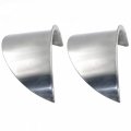 Httmt- 1pair 4 5 Steel Passing Lamp Visor Spotlight Compatible With H-d Touring Dyna Sporster P N Mt325-022