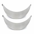 Httmt- 1pair 4 5 Steel Passing Lamp Visor Spotlight Compatible With H-d Touring Dyna Sporster P N Mt325-022
