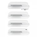 Set Of 4 Oxford White Door Handles Front And Rear Fits For Ford F-150 2015 2016 2017 2018 2019 2020 