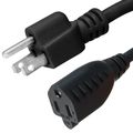 Nema 5-15 Extension Power Cord 3 Foot 15 Amps 125v 14 Awg Iron Box Ibx-4916-03 