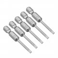 Uxcell 5 Pcs 2 5mm Slotted Tip Magnetic Flat Head Screwdriver Bits 1 4 Inch Hex Shank 2-inch Length S2 Power Tool