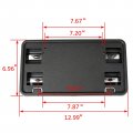 Kuafu License Plate Bracket Compatible With 2015-2017 Ford F150 F-150 Replace For Fl3z-17a385-a Front Bumper Frame Holder Mount