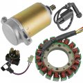 Caltric Stator Starter Solenoid Ignition Coil Compatible With Yamaha Wolverine 350 Yfm350 Yfm-350 2002-2005