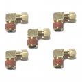Fortpro Air Brake Nta Compression Fitting Male 90 Deg Elbow 1 2 Tube Thread Replaces 38105 5 Pack F229045 