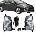 Left Driver And Right Passenger Side Pair Fog Lights Replacement For Prius 2016 2017 2018 Driving Lamps To2593137 To2592137