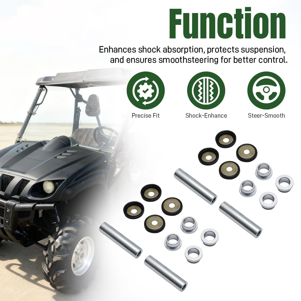 2 Pcs Rear Knuckle Bushing Kit For Yamaha Rhino 450 660 700