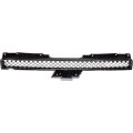 Upper Grille Assembly For Chevy Suburban 1500 2007 To 2014 Chrome Shell With Black Plastic Mesh Insert Gm1200563 22830013 
