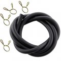 Rubber Hose Line 9mm Od 6mm Id Clip Clamp For Bw350 Cs3 Cs5 200 Ct1 Ct2 Ct3 175 Dt125 Fj1200 Fz600 Fz700 Fz750 Fzr400 Fzr400s 