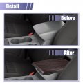Uxcell 1pcs 30x21cm 11 81 X8 27 Universal Car Armrest Box Cover Pad Booster Pads Cushion Waterproof Brown