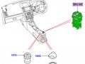 Genuine Land Rover Auxiliary Audio Input Jack Socket Lr2 Lr003821 New
