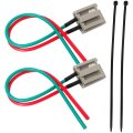 2pcs Distributor Pigtail Wire Harness 7 With Dual Connector Replacement For 170072 Tac Chevy 