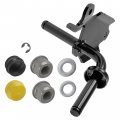 Caltric Left Steering Spindle Bushing Kit Compatible With John Deere D140 D155 D160 48 Deck
