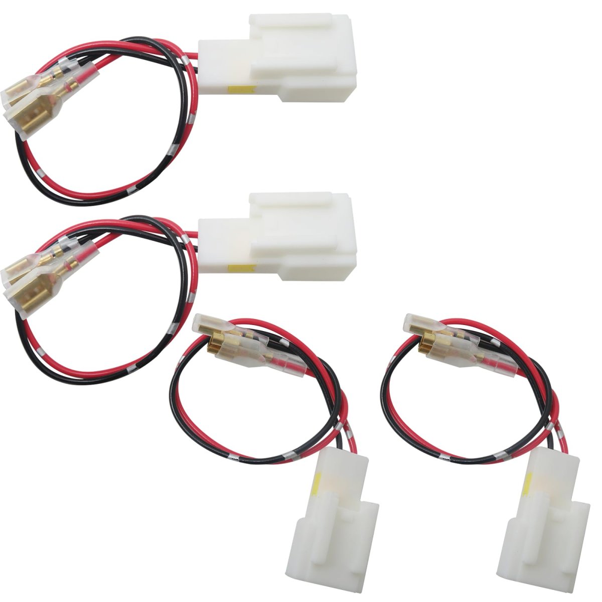 4pcs Car Door Speaker Wiring Harness Adapter Connector Plug Wires Fit For Mitsubishi 2002-2017 Lancer Evolution 2000-2012