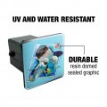 Ocean Selfie Picture Orca Killer Whale Dolphins Tow Trailer Hitch Cover Plug Insert