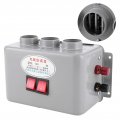 Qiilu 12v Car Heater Compact 3 Hole 600wa 800w Winter Fast Heating Warmer Frost Removing Defrost Defogger Low Noise