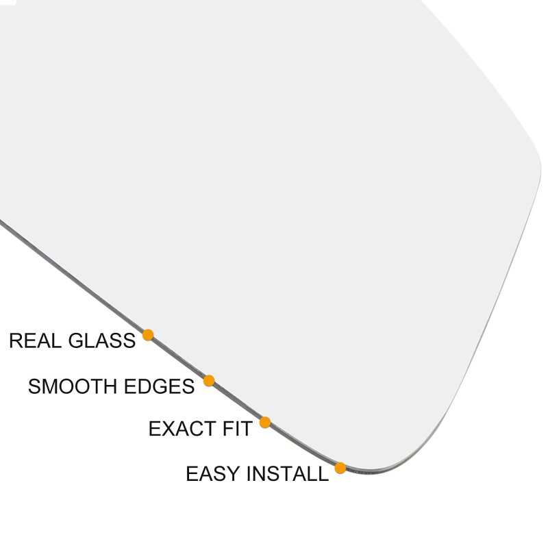 Car Rearview Mirror Glass W Backing Plate Heated Right Passenger Side For Audi A5 A3 Quattro S4