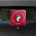 Northeastern University Primary Logo Tow Trailer Hitch Cover Plug Insert 2