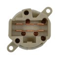 Carlights360 For Subaru Legacy Outback 2007-2014 Ignition Starter Switch Plastic Tan White Blade Terminal Bolt On Attachment