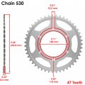 Caltric Drive Chain And Sprockets Kit Compatible With Yamaha R1 Yzf-r1 2009 2010 2011 2012 2013 2014